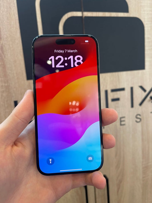 IPHONE 15 PRO 128GB BLUE kártyafüggetlen 1 év garancia 92% - LCDEAL
