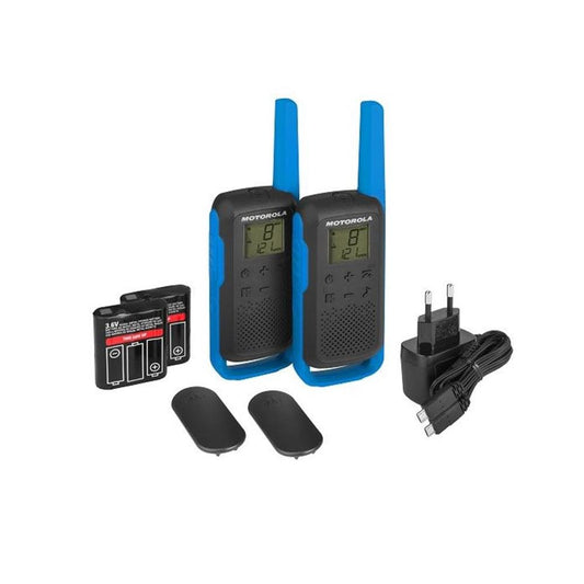 Motorola Talkabout T62 twin - pack + charger blue - LCDEAL