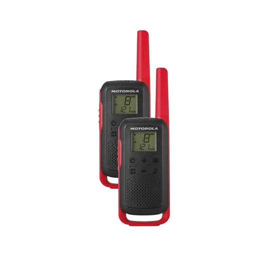 Motorola Talkabout T62 twin - pack + charger red - LCDEAL