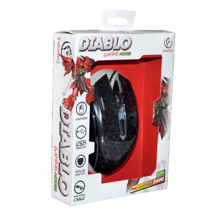 Rebeltec gaming mouse DIABLO - LCDEAL