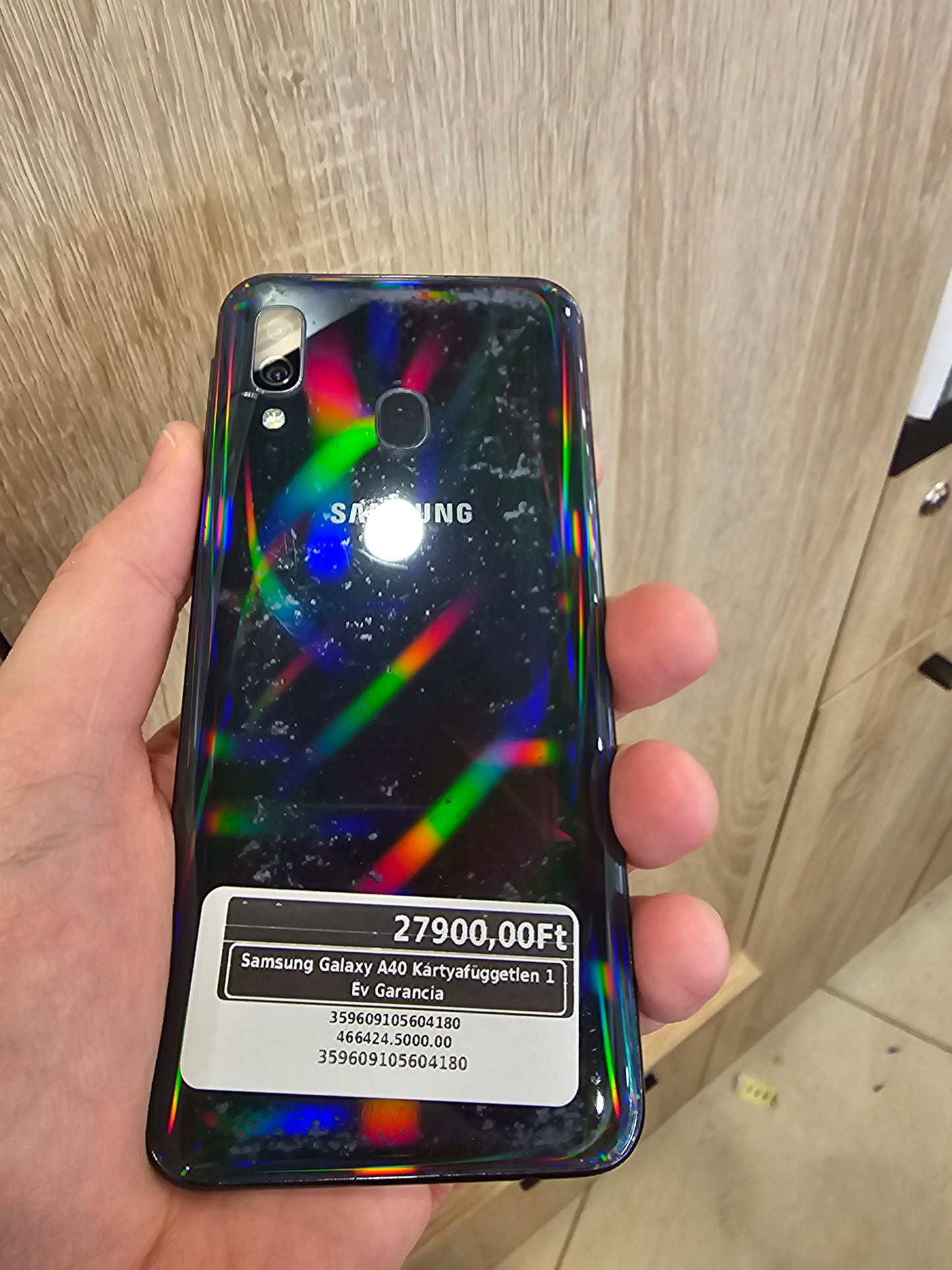 Samsung Galaxy A40 Kártyafüggetlen 1 Év Garancia