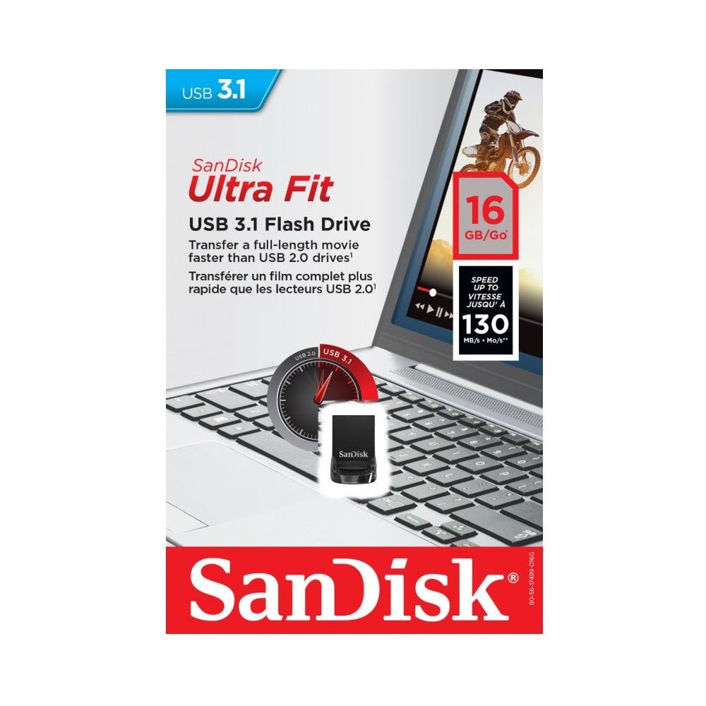 SanDisk pendrive 64GB USB 3.1 Ultra Fit - LCDEAL