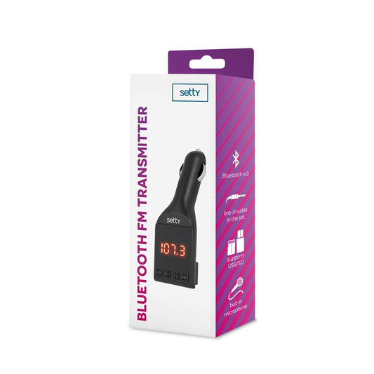 Setty FM Bluetooth transmitter - LCDEAL