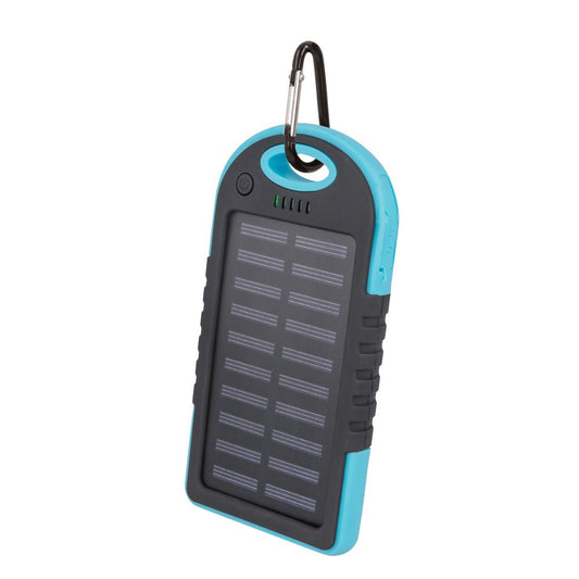 Setty solar power bank 5000 mAh blue - LCDEAL