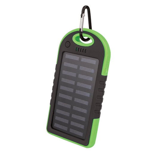 Setty solar power bank 5000 mAh green - LCDEAL