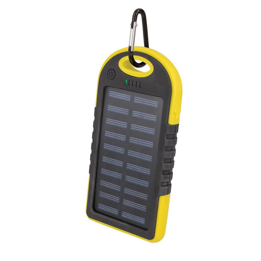 Setty solar power bank 5000 mAh yellow - LCDEAL