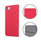 Smart Magnet case for iPhone 7 / 8 / SE 2020 / SE 2022 red - LCDEAL