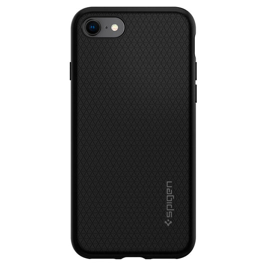 Spigen Liquid Air case for iPhone 7 / 8 / SE 2020 / SE 2022 black - LCDEAL