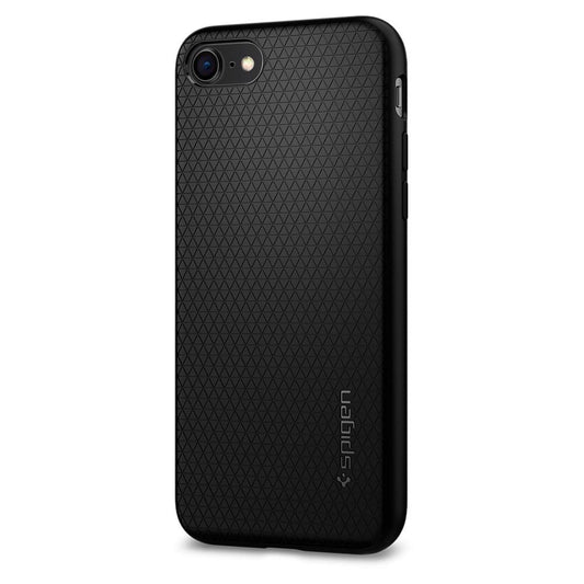 Spigen Liquid Air case for iPhone 7 / 8 / SE 2020 / SE 2022 black - LCDEAL