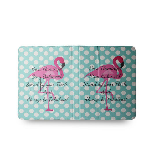 Universal case Flamingo and dots for tablet 9 - 10&quot; - LCDEAL